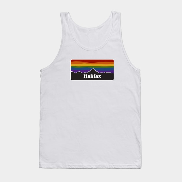 Halifax Rainbow Pride Sunset Tank Top by viking_elf